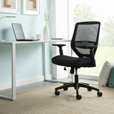 Scaun ergonomic de birou MC-1083, negru, inaltime reglabila